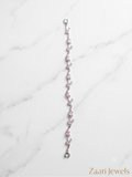 Zaari Jewels Floral Tulip Vine Bracelet
