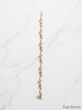 Zaari Jewels Floral Tulip Vine Bracelet