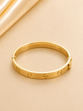 Cartier Screw Bangle Bracelet in Gold-Toned Metal