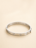 Cartier Screw Bangle Bracelet in Silver-Toned Metal