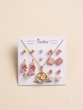 Elegant Gold-Toned Multi-Piece Jewelry Set