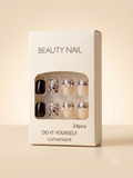 Elegant Tweed Press-On Nail Set