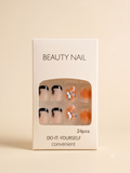 Elegant Tweed Press-On Nail Set