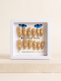Romantic Myth Velvet Red Cat Eye Almond Press-On Nails