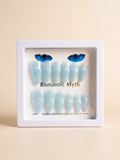 Romantic Myth Velvet Red Cat Eye Almond Press-On Nails