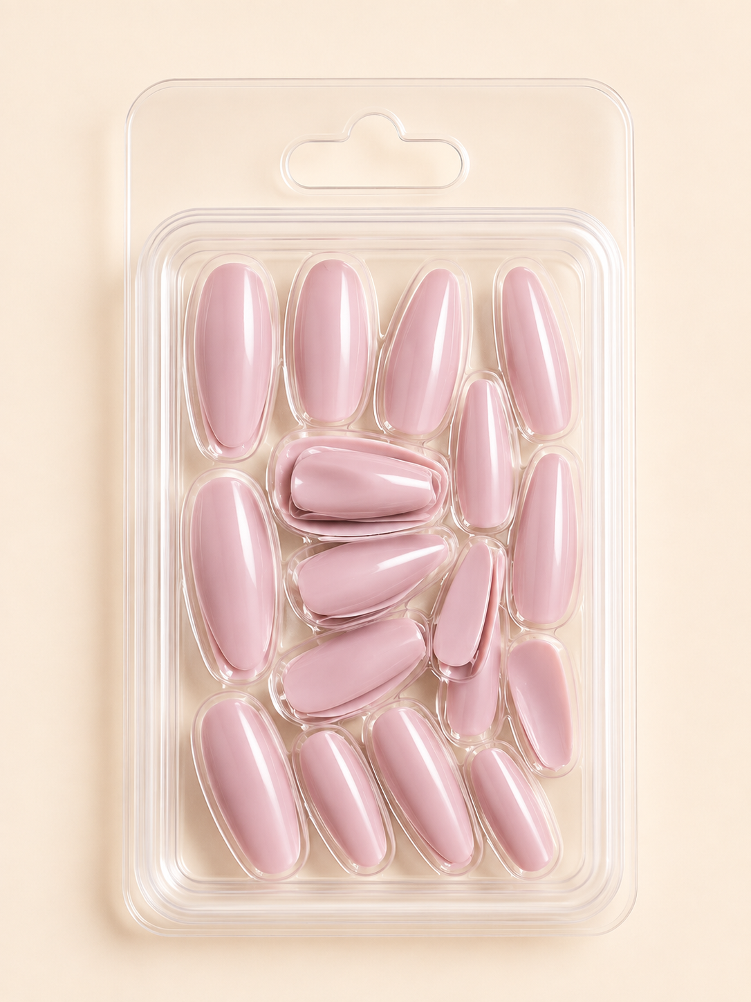 Premium Metallic Burgundy Coffin Press-On Nails